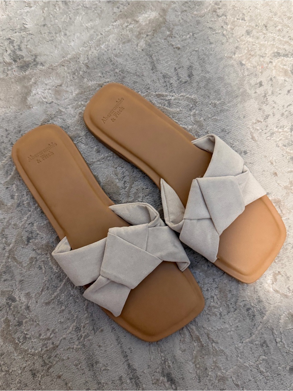Abercrombie & Fitch Ivonne Sandals - Cream NEW! - Picture 2 of 8